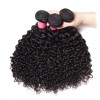 HJ Beauty 3 Bundles Brazilian Virgin Curly Human Hair Weft Deals Jerry Curly