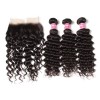 Indian Deep Wave 3 Bundles with Frontal Closure Deals