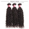 HJ Beauty 3 Bundles Brazilian Virgin Curly Human Hair Weft Deals Jerry Curly