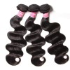 HJ Beauty Hair 3 Bundles Peruvian Body Wave Virgin Hair 100% Unprocessed Human Hair Extension Deals