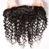 Malaysian Deep Wave Curly Hair 3 Bundles with 13*4 Ear to Ear Lace Frontal Closure