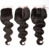 HJ Beauty Human Hair Virgin Indian Body Wave Weave 4 Bundles With Lace Closure