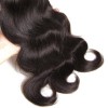 HJ Beauty Human Hair Virgin Indian Body Wave Weave 4 Bundles With Lace Closure