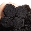 3 Bundles Peruvian Jerry Curly Virgin Human Hair Weave Natural Color HJ Beauty Hair