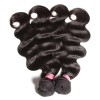 HJ Beauty Brazilian Virgin Body Wave Hair Bundles With Lace Frontal Hair Closure