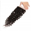 7A Grade Indian Deep Wave 4 Bundles with Lace Closure Deals HJ Beauty Hair