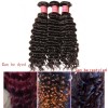 Brazilian Deep Wave 3pieces pack Unprocessed Human Virgin Hair  Natural Color