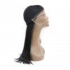 Natural Long Straight 100% Human Hair Wig Lace Frontal Wig