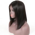 Bob Wig  Straight Short Lace Frontal Human Hair Wigs For Black Women Pre Plucked With Baby Hair Remy Hair