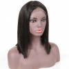 Bob Wig  Straight Short Lace Frontal Human Hair Wigs For Black Women Pre Plucked With Baby Hair Remy Hair