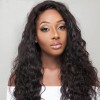 Lace Frontal Human Hair Wigs Curly Lace Wig Pre Plucked With Baby Hair Black Color