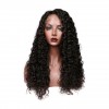 Lace Frontal Human Hair Wigs Curly Lace Wig Pre Plucked With Baby Hair Black Color