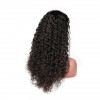 Lace Frontal Human Hair Wigs Curly Lace Wig Pre Plucked With Baby Hair Black Color