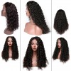 Lace Frontal Human Hair Wigs Curly Lace Wig Pre Plucked With Baby Hair Black Color