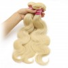 Brazilian Body Wave Blonde Hair Weaves 613 Color 3 Bundles 100% Remy Human Hair Weave HJ Beauty Hair