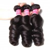 Indian Loose Wave  3 Bundles with 13x4 Ear to Ear Lace Frontal Closure HJ Beauty Hair