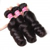 Malaysian Loose Wave 3 Bundles with 13x4 Ear to Ear Lace Frontal Closure HJ Beauty Hair