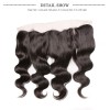 Indian  Body Wave Virgin Hair 4 Bundles with Frontal Closure Natural Color