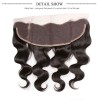 Indian  Body Wave Virgin Hair 4 Bundles with Frontal Closure Natural Color