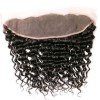 7A Indian Deep Wave 4 Bundles with Lace Frontal Closure Human Virgin Hair Extension