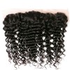 7A Indian Deep Wave 4 Bundles with Lace Frontal Closure Human Virgin Hair Extension