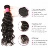 HJ Beauty Hair 3 Pieces pack Peruvian Natural Wave Virgin Human Hair Bundles Natural Color