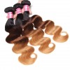 Body Wave Human Hair 3 Bundles with Lace Closure