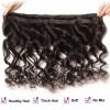 HJ Beauty Malaysian Loose Wave Human Virgin Hair 3 Bundles Unprocessed Malaysian Hair Extensions