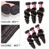 HJ Beauty Malaysian Loose Wave Human Virgin Hair 3 Bundles Unprocessed Malaysian Hair Extensions