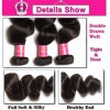 HJ Beauty Malaysian Loose Wave Human Virgin Hair 3 Bundles Unprocessed Malaysian Hair Extensions