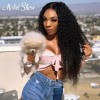 HJ Beauty Brazilian Virgin Curly Hair 3 Bundles With Closure Unprocessed Human Hair Extension