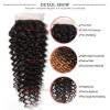 HJ Beauty Brazilian Virgin Curly Hair 3 Bundles With Closure Unprocessed Human Hair Extension