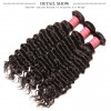 Peruvian Deep Wave 3 Bundles with 4x4 Lace Closure Deals HJ Beauty Hair