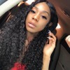 Indian Deep Wave 3 Bundles with 4x4 Lace Closure Deals