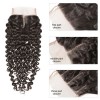 HJ Beauty Malaysian Curly Virgin Hair 4x4 Lace Closure With 3 bundles Human Hair Weft