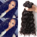 Indian Virgin Natural Wave 4 Bundles Human Hair Weaves