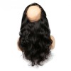 Malaysian Body Wave 360 Lace Frontal Closure with 3 Bundles Virgin Human Hair Weaves HJ Beauty Hair