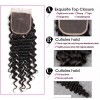 HJ Beauty 4 pcs pack Virgin Deep Wave Brazilian Hair Real Human Hair Bundles with Closure