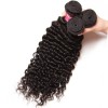 HJ Beauty 4 pcs pack Virgin Deep Wave Brazilian Hair Real Human Hair Bundles with Closure