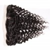 Malaysian Deep Wave Curly Hair 3 Bundles with 13*4 Ear to Ear Lace Frontal Closure