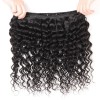 Malaysian Deep Wave 4 Bundles with Lace Frontal Closure