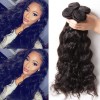 HJ Beauty Hair Malaysian Natural Wave Virgin Human Hair Bundles 4 Pieces pack Natural Color