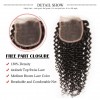 4x4x4 Lace Closure 7a Grade 100% Human Hair