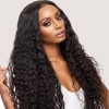 7A Grade Indian Deep Wave 4 Bundles with Lace Closure Deals HJ Beauty Hair